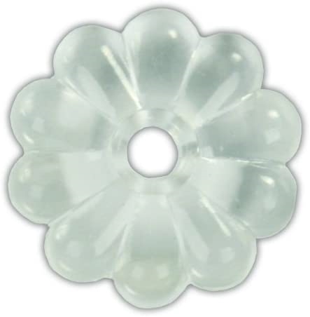 JR Products 20465 Ceiling Panel Rosettes - Clear - 14 Ct