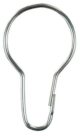 JR Products 81665 RV Metal Shower Curtain Rings
