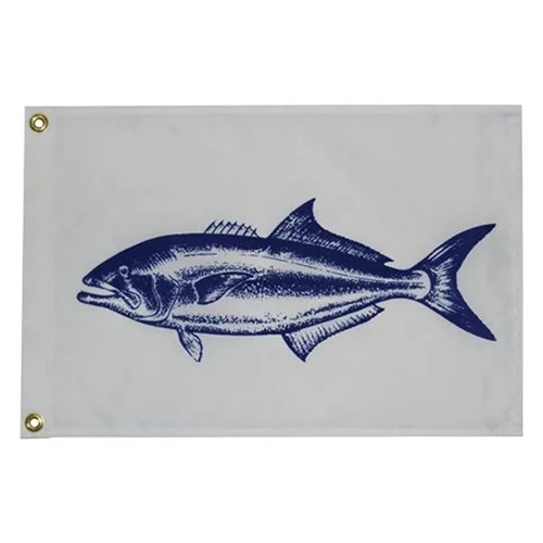 Taylor Made 2518 Fisherman's Catch Blue Fish Flag - 12" x 18"