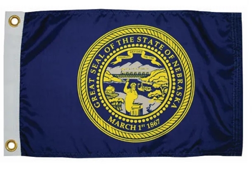 Taylor Made 93113 Nebraska State Flag - 12" x 18"