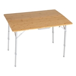 Lippert 2021011322 Bi-Fold Bamboo Adjustable Table
