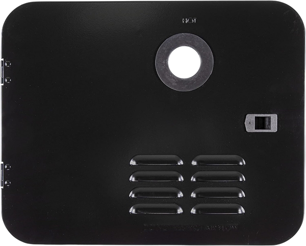 Girard 2GWHDA6B Lippert 11-9191 black RV water heater door installation kit 15 x 18.5 inch hinged sliding latch