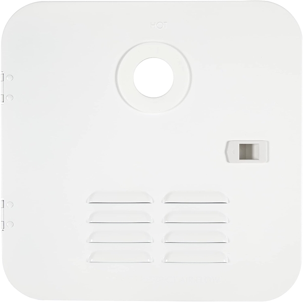 Girard 2GWHDAS10 RV water heater door installation kit in polar white, 19 x 19 inch hinged exterior access door, part 11-9190 by Lippert