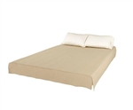 Lippert Thomas Payne 2022107832 Easy Zzzs RV Bedding Set King size in tan -- all-in-one quilt, sheets, and pillowcases sewn together at foot