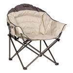 Lippert 2022114816 Big Bear Duotone Camping Chair, Sand With Dark Gray Accent