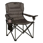 Lippert 2022114828 Campfire Deluxe Folding Chair, Dark Gray