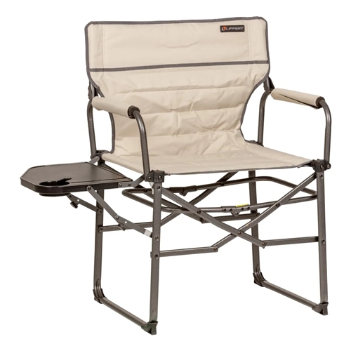 Lippert 2022120578 Scout XL Director Chair With Side Table, Sand
