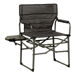Lippert 2022120579 Scout XL Director Chair With Side Table, Dark Gray