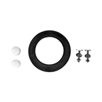 Lippert 2022121983 Flow Max Replacement RV Toilet Bottom Gasket And Mounting Hardware Kit