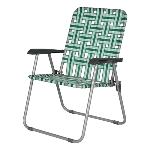 Lippert 2022301772 XL Webbed Lawn Chair - Green