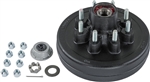 Lippert 2024013261 12" Brake Hub Complete Kit with Installed Bearings, 7,000-lb Axles, 8 on 6.5", 9/16" Studs