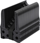 Lippert 2024121188 20 ft Adjustable Collapsible RV Sewer Hose Support, Black
