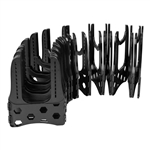 Lippert 2025022183 10-foot adjustable RV sewer hose support with nesting accordion segments for standard 3-inch waste hoses