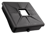 JR Products 208-A 4" Rubber Bumper Plug with Tabs, 2 Pack - RV Frame Tube End Cap