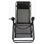 Travel Chair 2189B Lounge Lizard Quick Dry Mesh Fabric - Black
