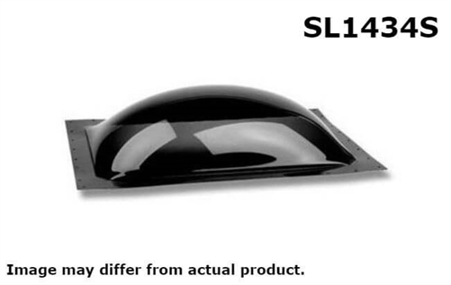 Specialty Recreation SL1434S Rectangle RV Skylight 14" x 34" - Smoke Black