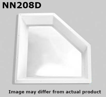 Specialty Recreation NN208D Neo-Angle Inner RV Skylight 20" x 8" - Clear Bubble