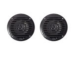 Jensen MS5006BR Dual Cone Waterproof Speakers - Black