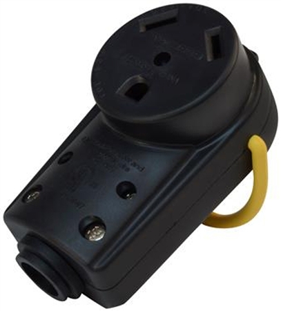 Valterra A10-R30VP Mighty Cord 30 Amp Female Replacement Receptacle Connector
