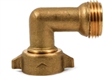 Camco 22502 90-Degree Brass Hose Elbow for RV Fresh Water Connections