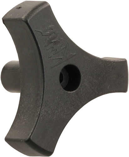 JR Products 20195 Tri-Lug Window Crank Knob With 13/16" Shaft, Black