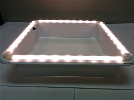 Heng's RV Chandelier LED Roof Vent Trim Light - With Cool White Bulbs