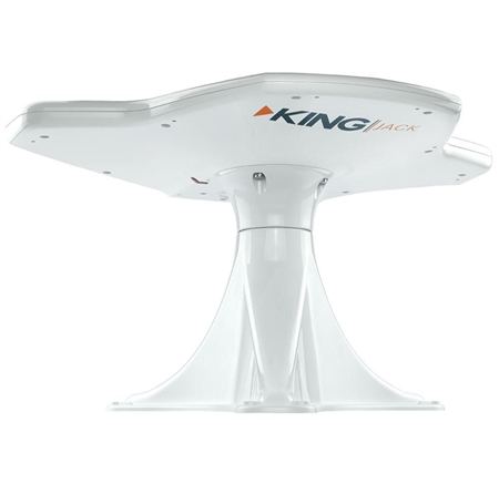 KING OA8500 Jack Directional Over-The-Air Antenna With Mount - White