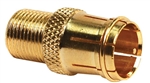 RV Designer T181 Gold Twist Push Cable Converter - 2 Pack