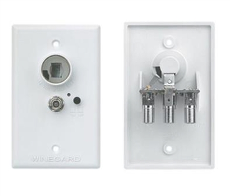 Winegard Power Receptacle Wall Plate - White