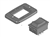 Lippert 243721 Black Six Prong Electric Slide Switch W/ Switch Plate