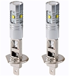 Putco 2500H1W Optic 360 High Power LED Fog Lamp Bulbs - H1 - Cool White