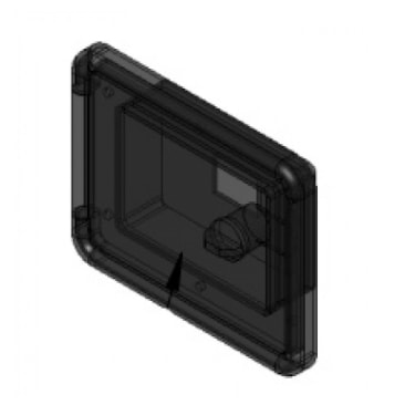 Lippert 258403 Black Door With Hole - Switch Hatch Box