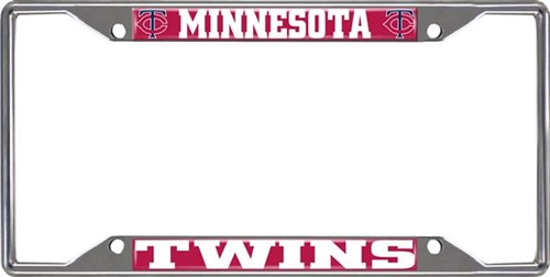 Sports Licensing Solutions 26641 FanMats Minnesota Twins License Plate Frame