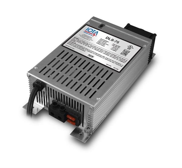 IOTA DLS-75/IQ4 75 Amp RV Converter Charger, 12V DC, Automatic 4-Stage Charging