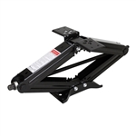 Lippert 285325 24-inch scissor jack single pack with bow-tie base and rust-resistant finish for RV travel trailer and 5th wheel stabilization