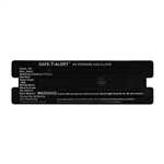 MTI Industry 30-441-P-BL RV LP Gas Alarm Detector - Black Surface Mount