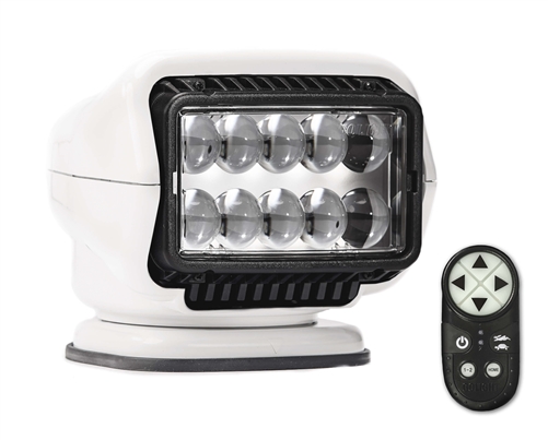 Golight 30004ST Stryker ST Permanent LED Search Light With Hand-Held Remote, White