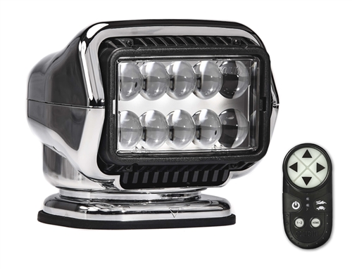 Golight 30065ST Stryker ST Portable LED Search Light With Hand-Held Remote, Chrome