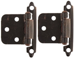 RV Designer H233 Self-Closing Hinges - Antique Brass - 2 Pack