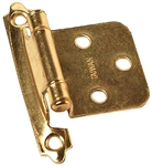 RV Designer H237 Self-Closing Brass Hinges - Brass - 2 Pack