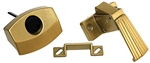 RV Designer H521 Non-Locking RV Brass Door Latch