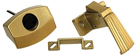 RV Designer H521 Non-Locking RV Brass Door Latch