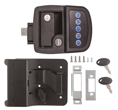 Bauer 013-5091 NE Electric RV Keyless Door Lock - Right Hand