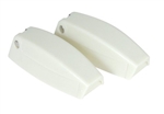 Camco 44173 RV Baggage Door Catches - Polar White - 2 Pack