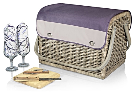 Picnic Time Kabrio Wine and Cheese Basket - Aviano Collection