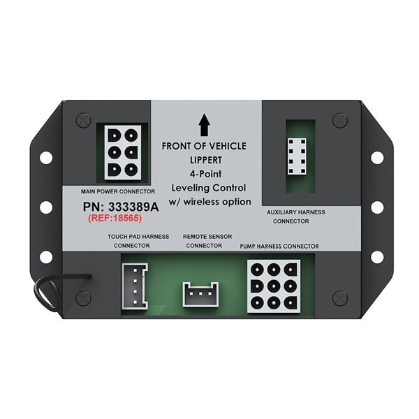 Lippert 333389 4-Point Leveling Control Box with Wireless Option for LCI RV Leveling Systems