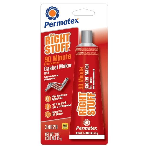 Permatex 34628 The Right Stuff Red 90 Minute Gasket Maker - 3 Oz