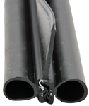 AP Products 018-478 Slide-On Clip Double Bulb Seal With Wiper - 2" x 2-1/4" x 28'