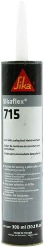Sikaflex 715 Semi Self Leveling RV Roof Sealant, 10.1 Oz, White