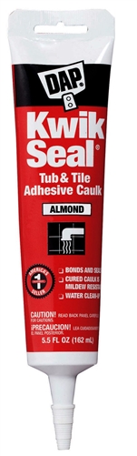 DAP 18013 Kwik-Seal Tub And Tile Caulk - Almond - 5.5 oz.